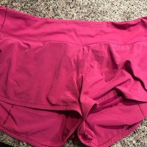 Lulu lemon speed up shorts